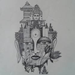 250x250 Buddha Drawings For Sale Buy Original Buddha Drawings Online - Buddha Sketch Images