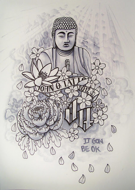454x640 Tattoo Designs Sayings Buddha Tattoo Sketch - Buddha Tattoo Sketch