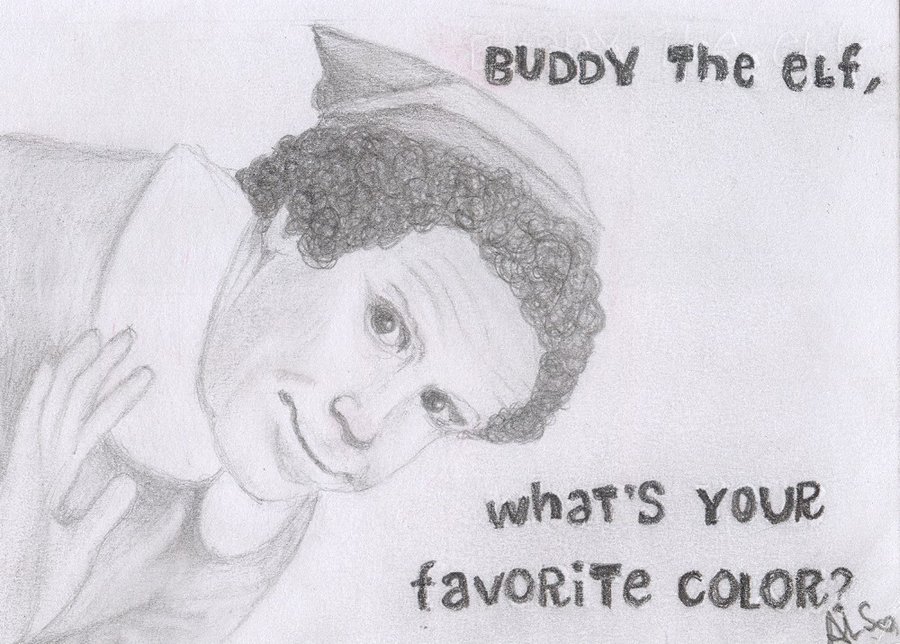 900x644 Buddy The Elf By Mandacandancexd - Buddy The Elf Sketch