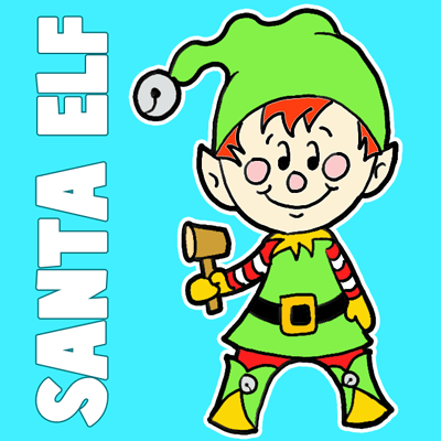 400x400 How To Draw A Christmas Elf With Easy Steps Drawing Tutorial - Buddy The Elf Sketch
