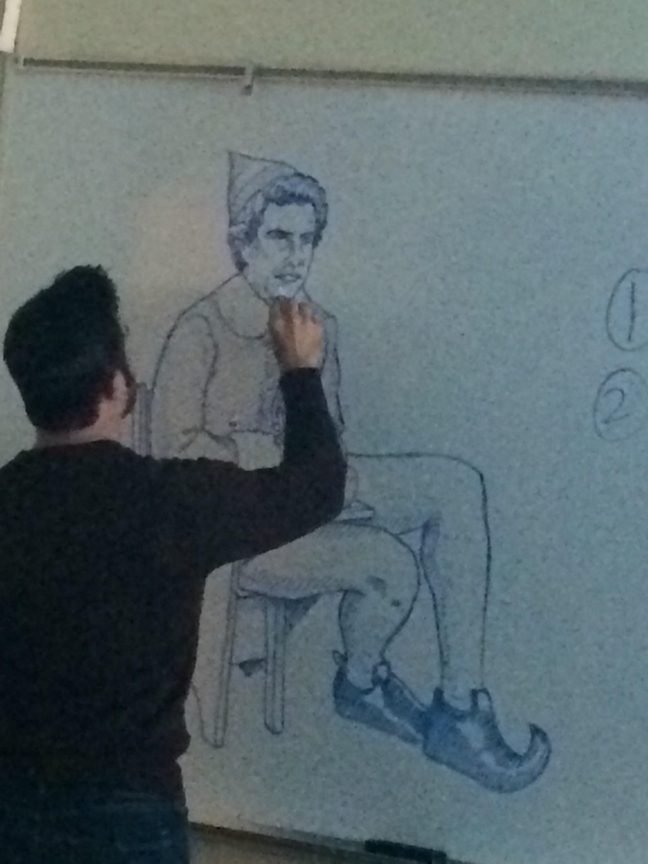 2448x3264 My Substitute Teacher Is A Surprisingly Good Artist!! He Is - Buddy The Elf Sketch