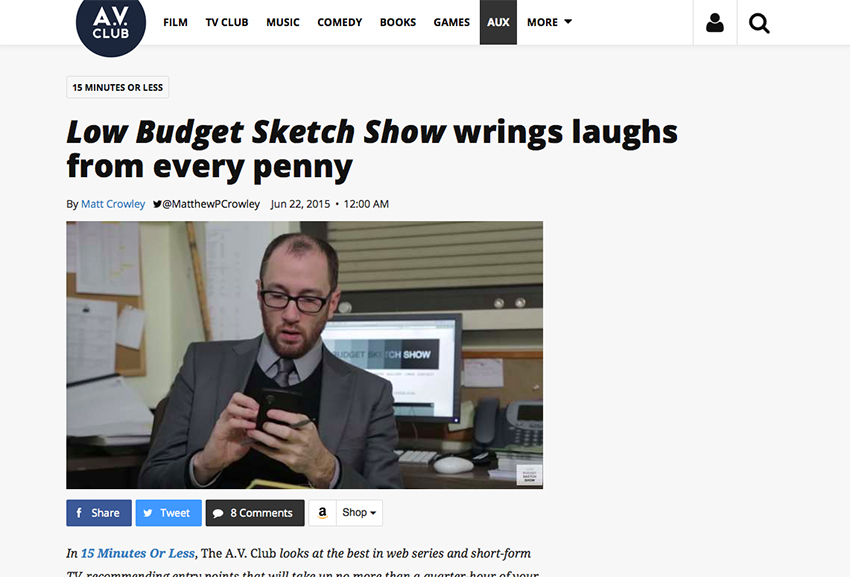 850x577 Low Budget Sketch Show - Budget Sketch