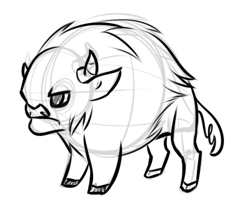 503x422 Mlp Buffalo Sketch By On @ - Buffalo Sketch Images