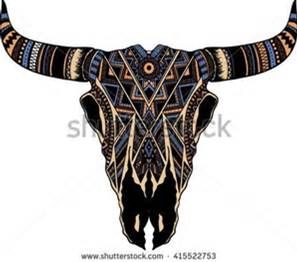 297x262 Buffalo Skull Sketch - Buffalo Skull Sketch