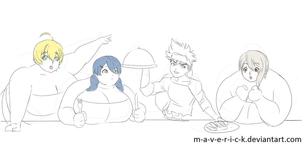 1024x489 Sumo Buffet (Sketch) By M A V E R I C K - Buffet Sketch
