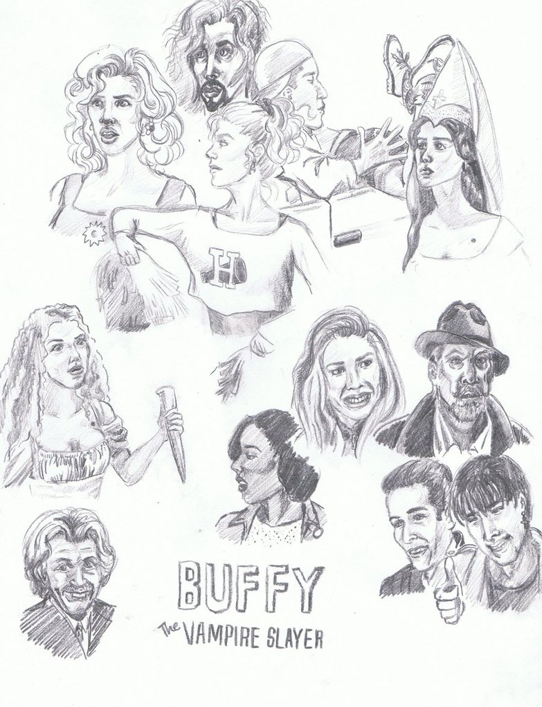 783x1020 Buffy Sketch Dump By The Burning Brand - Buffy Sketch