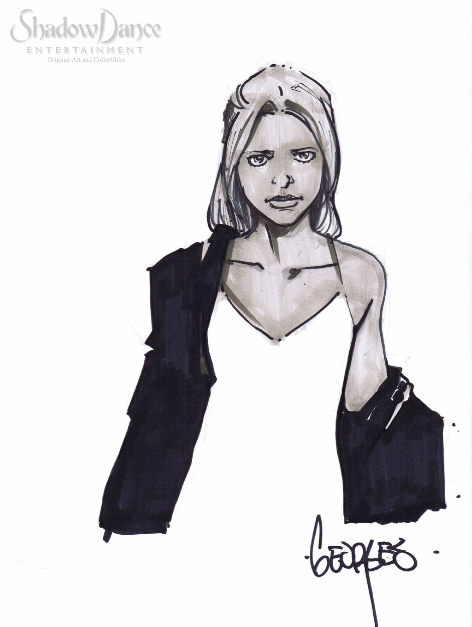 941x1250 Buffy The Vampire Slayer Sketch By Georges Jeanty (Big Wow 2014 - Buffy Sketch