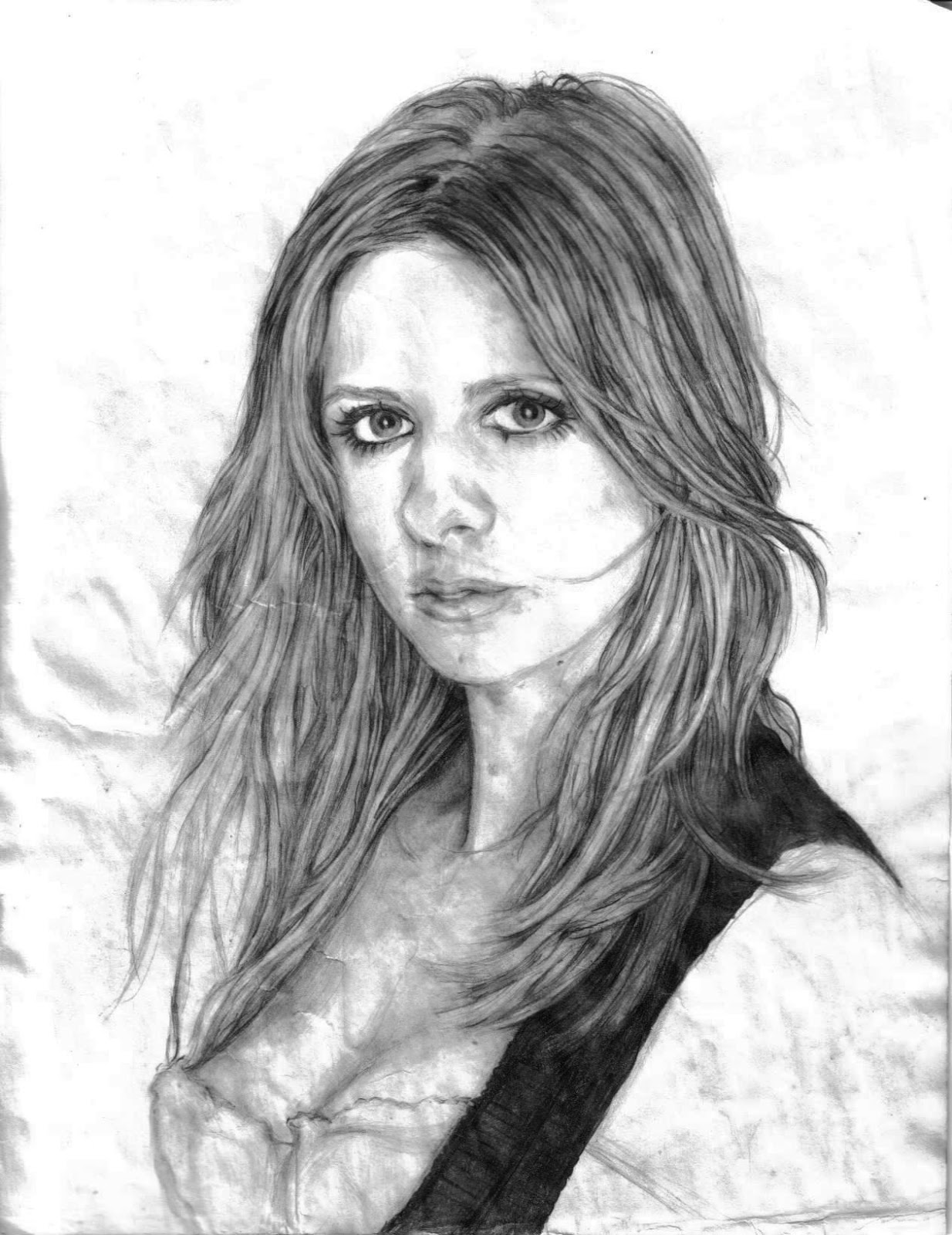 1234x1600 Artist@work Buffy The Vampire Slayer Sketches - Buffy Sketch