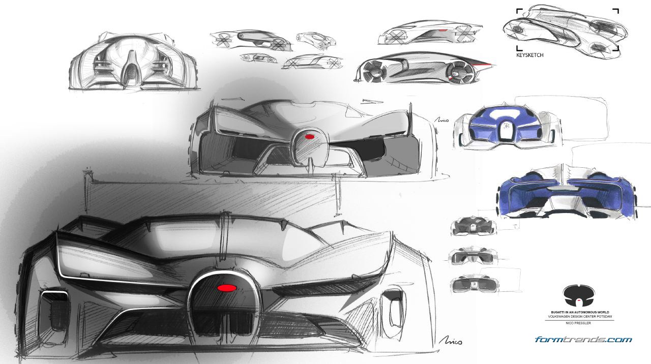 1280x716 Bugatti Type A Concept - Bugatti Sketch