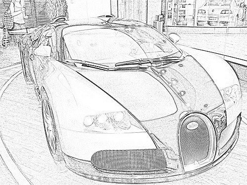500x375 Bugatti Veyron Sketch Karolcholewa - Bugatti Sketch