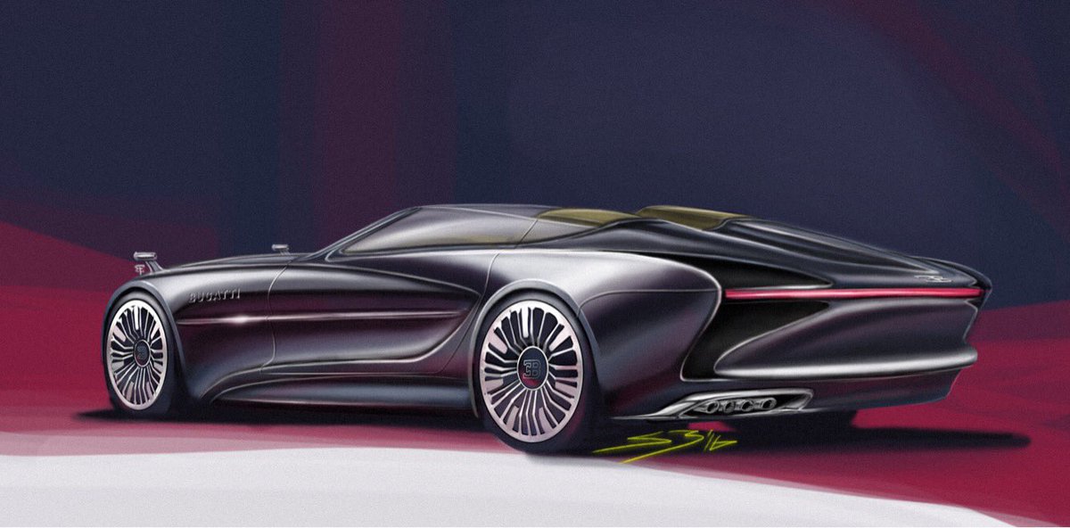 1200x592 Sean Bull Design On Twitter Some Of My Other Automotive Design - Bugatti Sketch