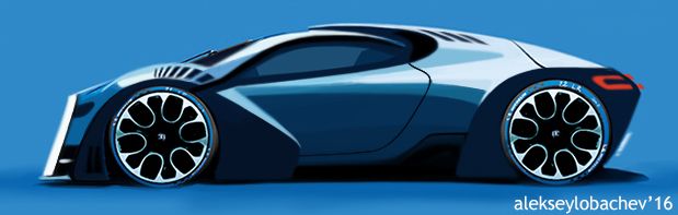 619x197 - Bugatti Sketch