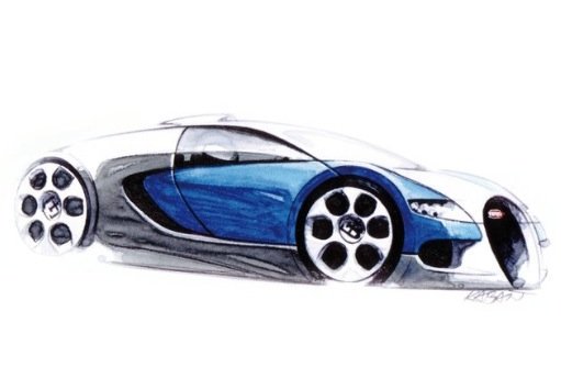 511x334 Form Trends On Twitter - Bugatti Veyron Sketch