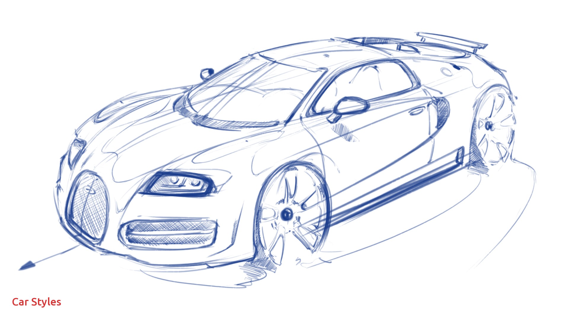 Bugatti Veyron Sketch at Explore collection of