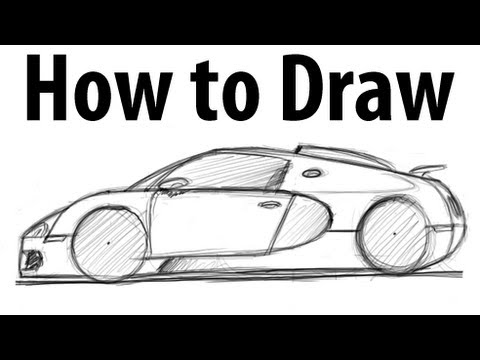 480x360 How To Draw A Bugatti Veyron - Bugatti Veyron Sketch
