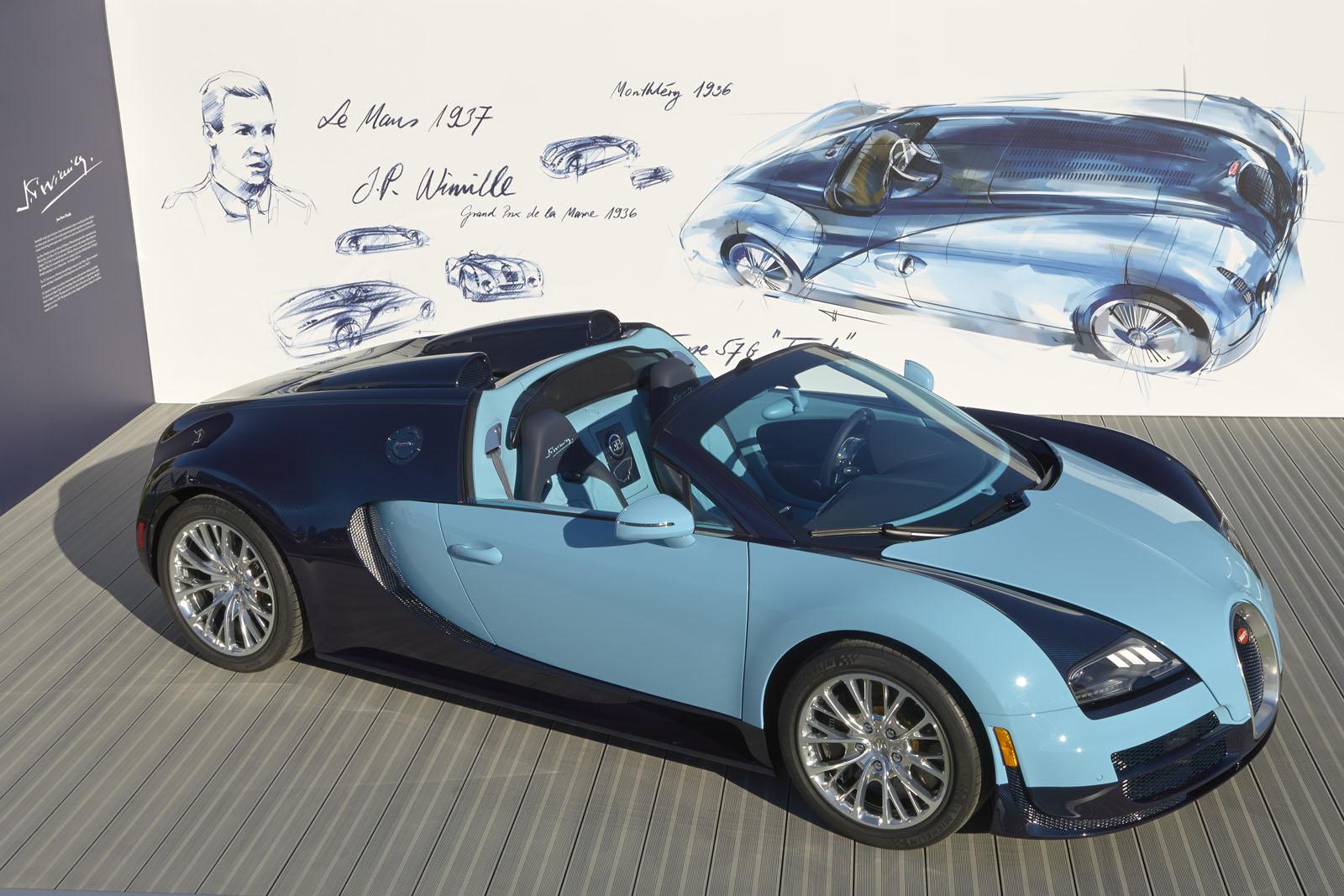 1600x1067 Bugatti Veyron Jean Pierre Wimille Sketch - Bugatti Veyron Sketch
