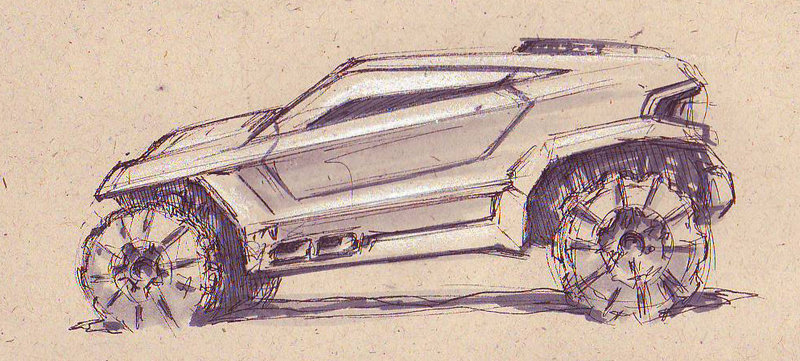 800x361 Buggy Sketch By Kryoth - Buggy Sketch