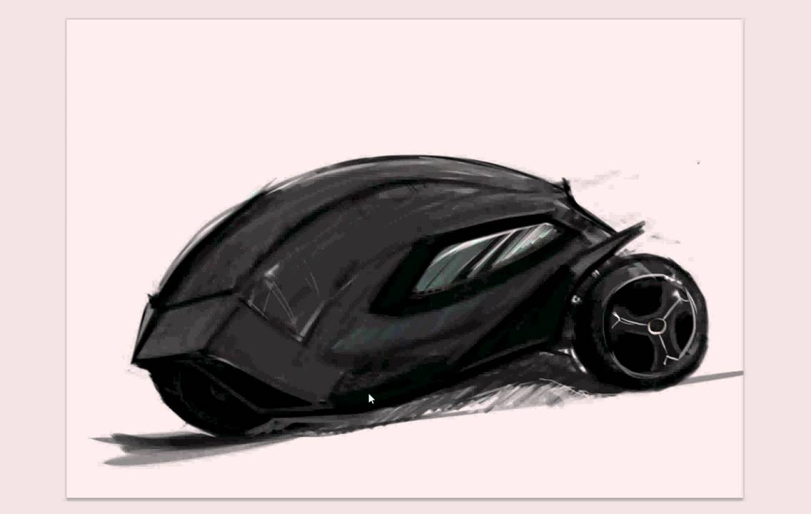 1136x720 Sci Fi Buggy Sketch Part 2 Using Wacom Tablet And Photoshop Cs5 - Buggy Sketch