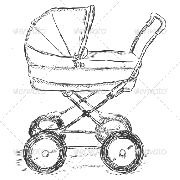 590x590 Sketch Illustration Of Buggy By Nikiteev Graphicriver - Buggy Sketch