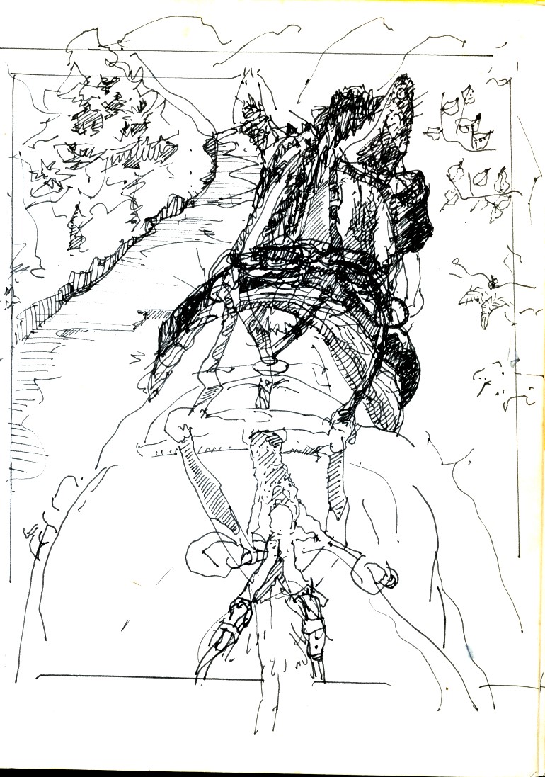 770x1097 The Buggy Ride Sketch Book - Buggy Sketch