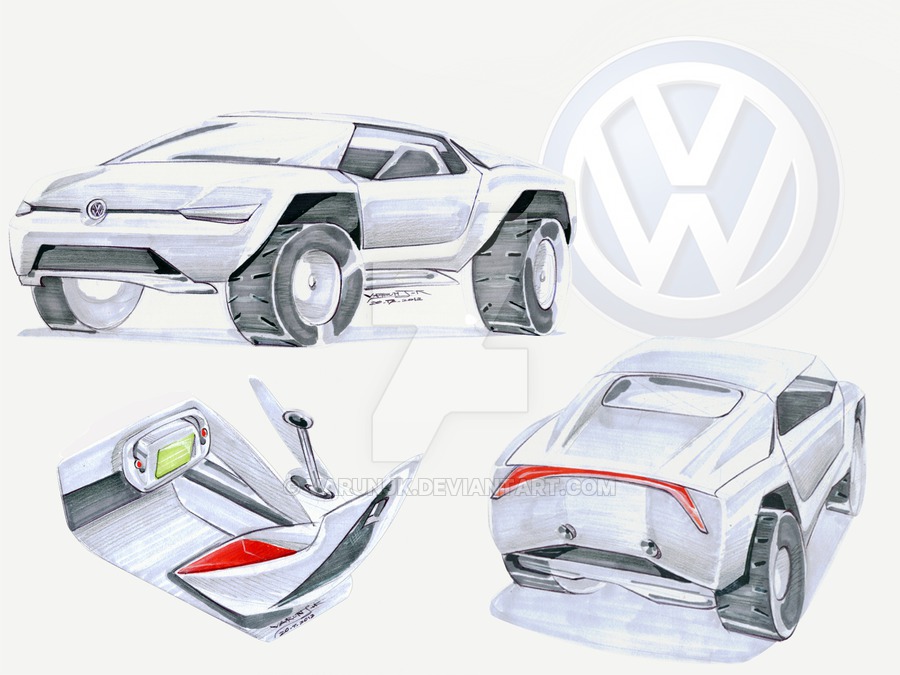 900x675 Vw Buggy Sketch By Varunjk - Buggy Sketch