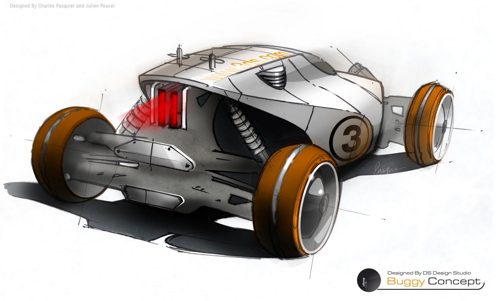 1600x971 Buggy Concept Car Sketch - Buggy Sketch