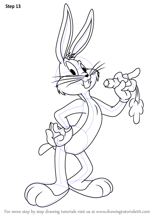 603x842 Bugs Bunny Sketch - Bugs Bunny Cartoon Sketch