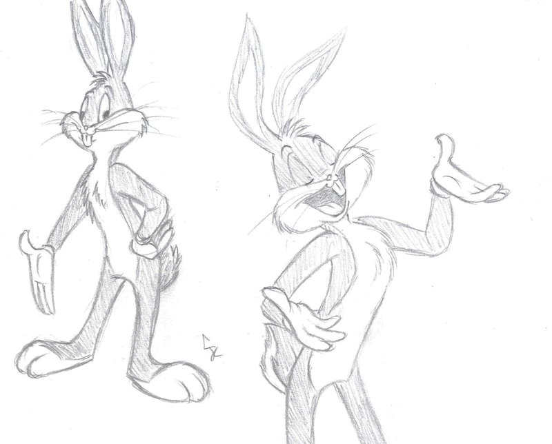 800x644 Bugs Bunny Sketches By Johnnyzim777 - Bugs Bunny Sketch