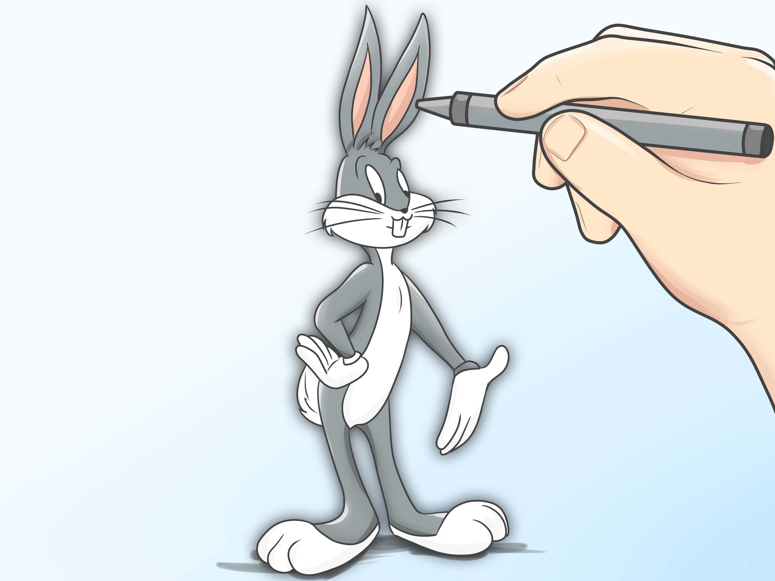 3200x2400 How To Draw Bugs Bunny (With Pictures) - Bugs Bunny Sketch
