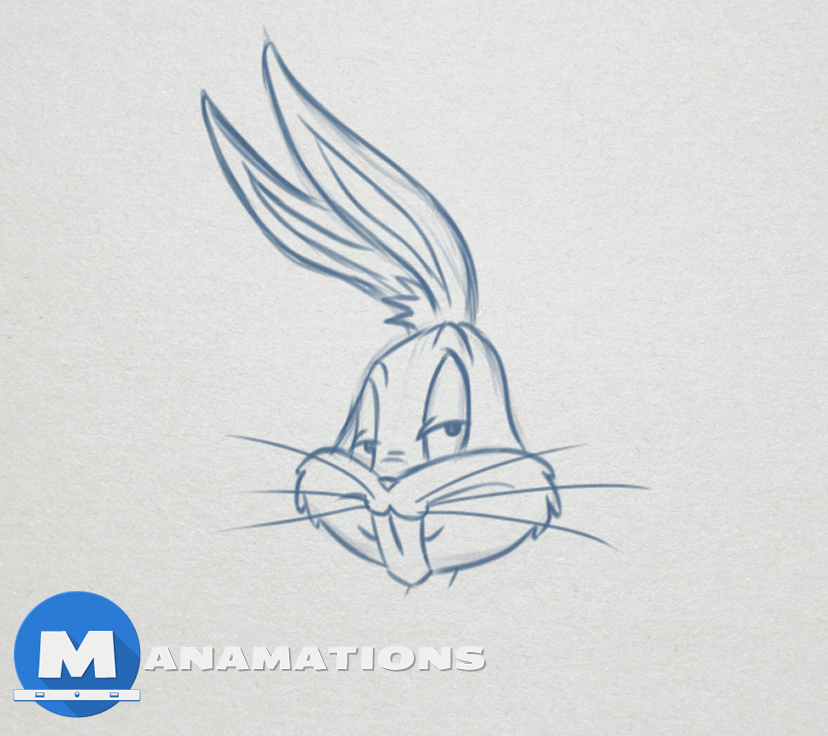 828x736 Quick Sketch - Bugs Bunny Sketch