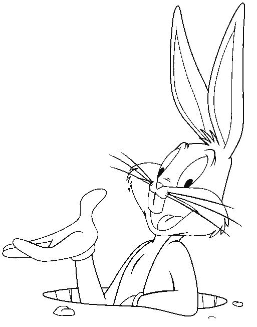 513x652 Bugs Bunny Coloring Pages Bugs Bunny Coloring - Bugs Bunny Sketch