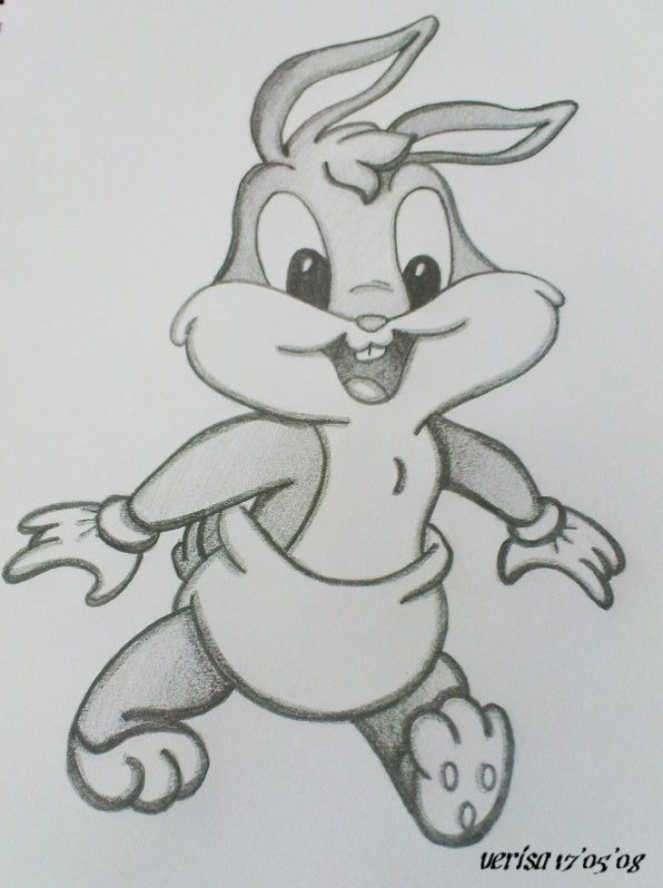 596x798 Baby Bugs Bunny Bugs Bunny, Bunny - Bugs Bunny Sketch
