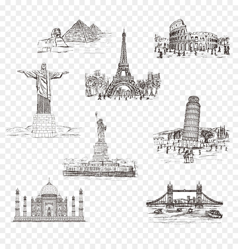 900x940 Building Architectural Drawing Sketch - Building Construction Sketch