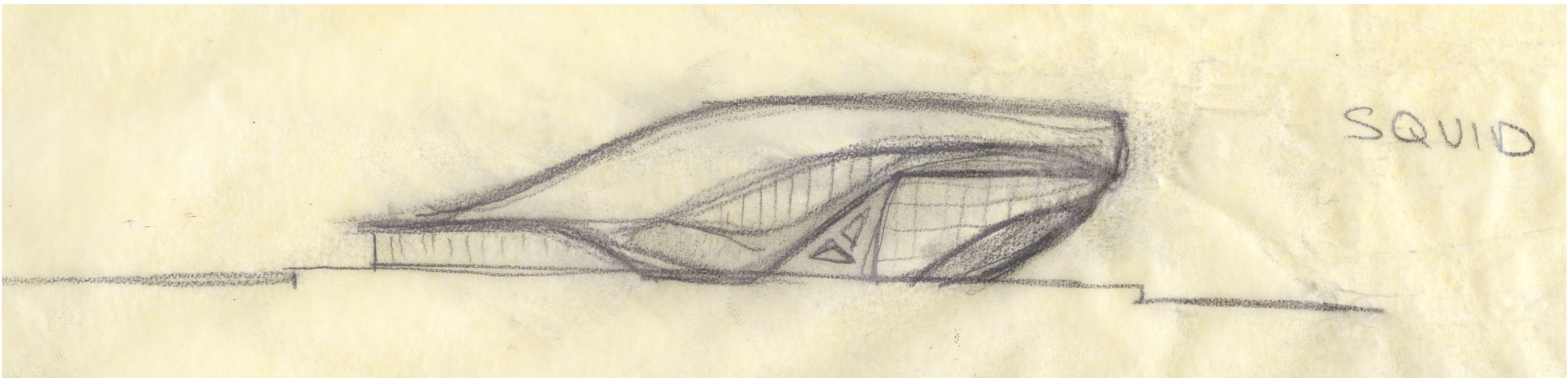 5865x1416 Concept Sketch Building Elevation Biosynergies - Building Elevation Sketch