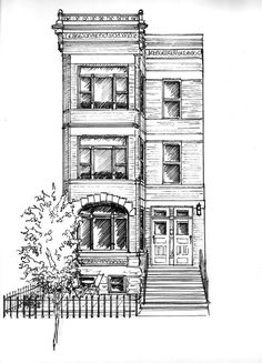 236x327 The 168 Best Line Drawings Of Houses Images House - Building Sketch Drawing