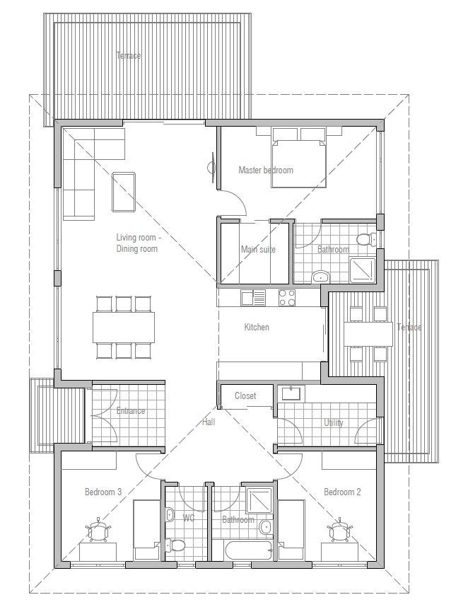 662x858 House Plan, Schema, Building Sketch Houten Huis Bouwen - Building Sketch Plan