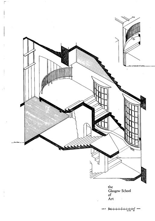 514x729 A Helping Hand Glasgow School Of Art Receives Detailed Mackintosh - Building Sketch Plan