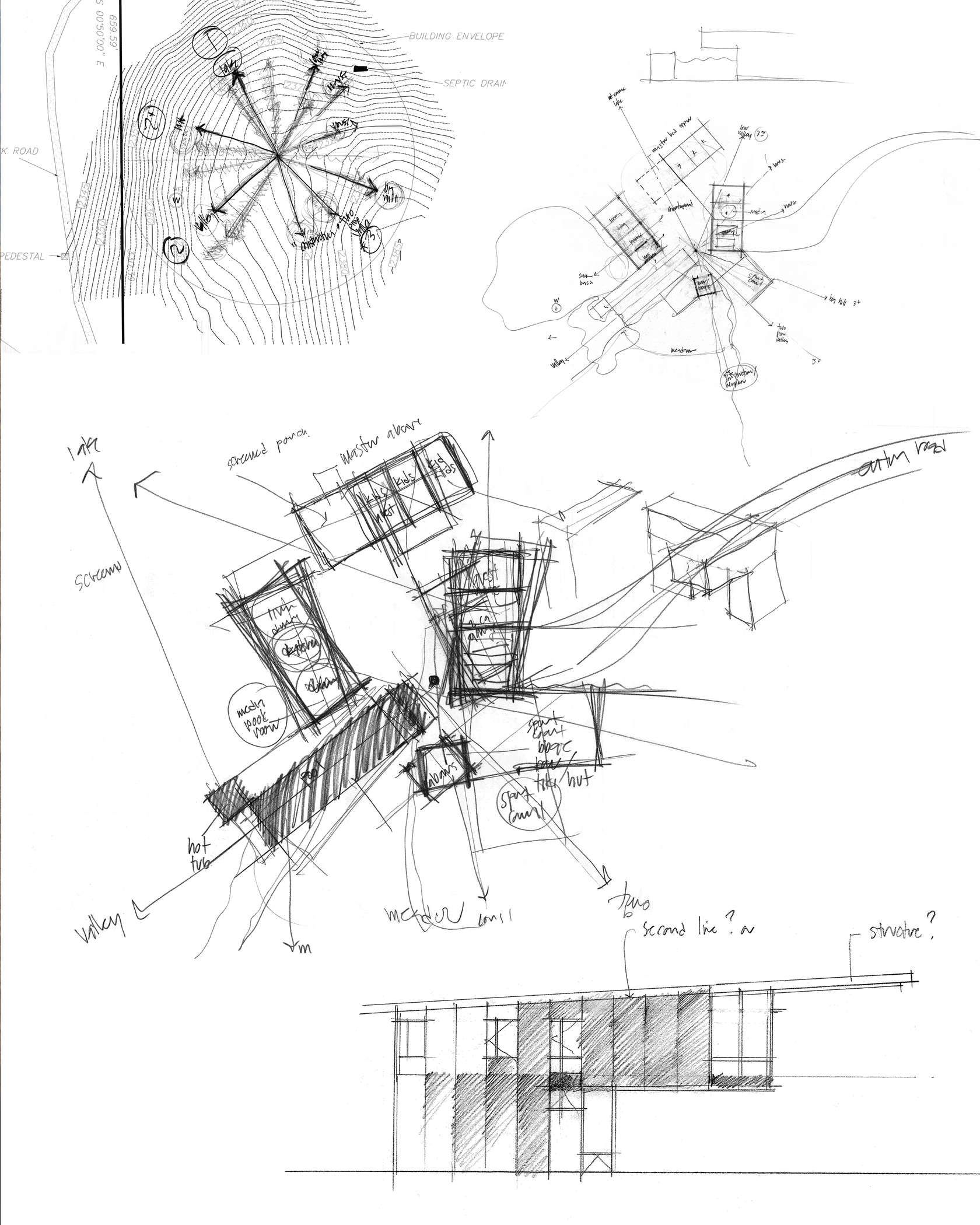 1680x2100 How Architecture Is Born 8 Pencil Sketches By Tom Kundig And The - Building Sketch Program
