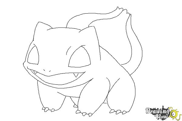 600x400 How To Draw Pokemon Bulbasaur - Bulbasaur Sketch