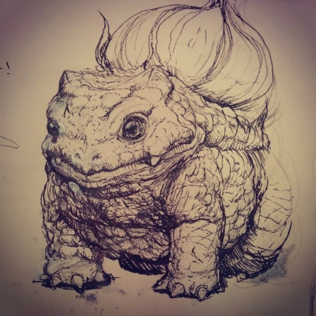 640x640 Pokemon Bulbasaur Sketch By Lindseywart - Bulbasaur Sketch