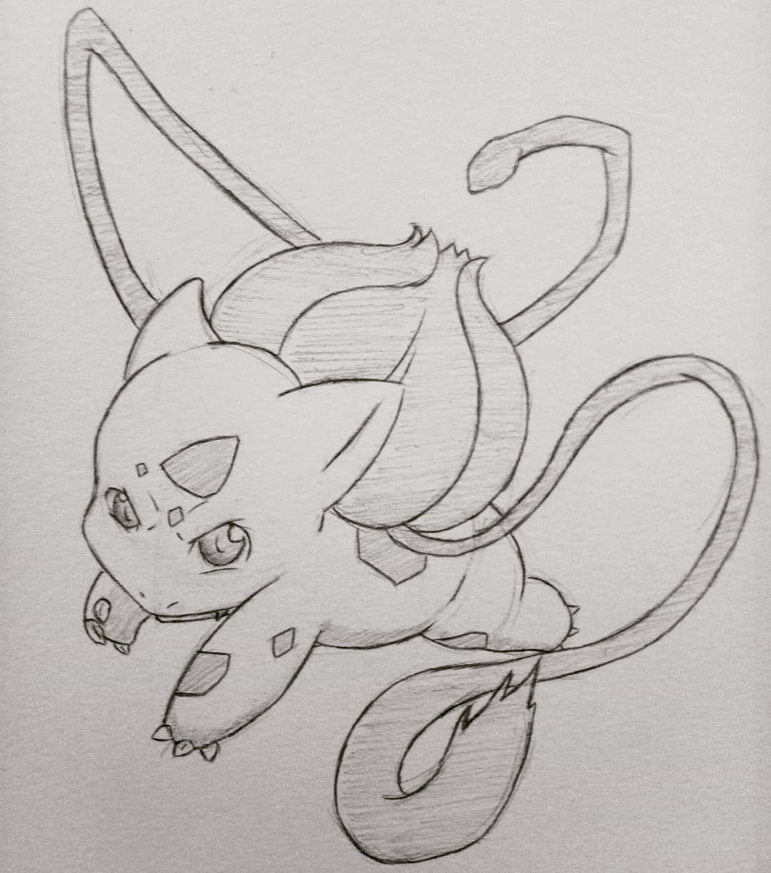 1080x1223 Bulbasaurfanart - Bulbasaur Sketch