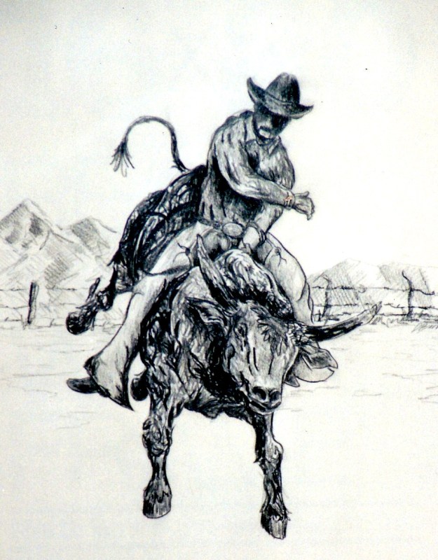 625x800 Bull Rider Tattoos Group With Items - Bull Riding Sketches. 