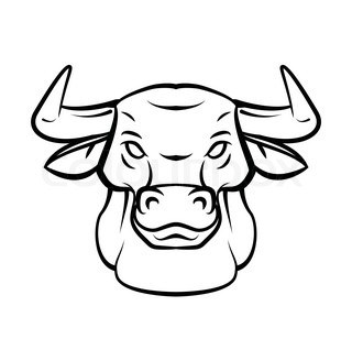 320x308 How To Draw A Bull Head Step By Step Easy For Beginners Rock Draw - Bull Sketch