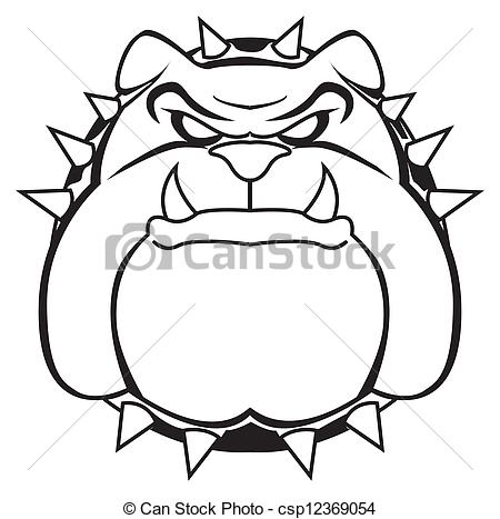 450x467 Bulldog Clipart Sketch - Bulldog Face Sketch