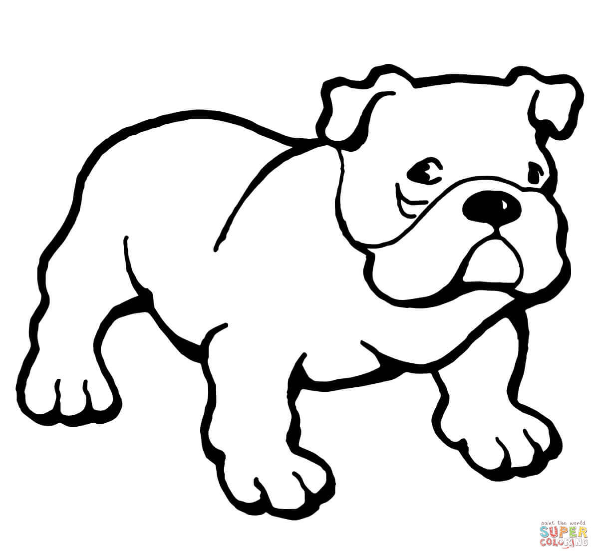 1200x1120 Collection Of English Bulldog Line Drawing High Quality - Bulldog Sketch Easy