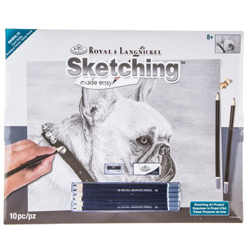 350x350 French Bulldog Sketching Made Easy Kit Hobby Lobby 308023 - Bulldog Sketch Easy