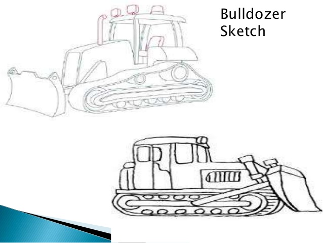 Bulldozer Sketch At Explore Collection Of