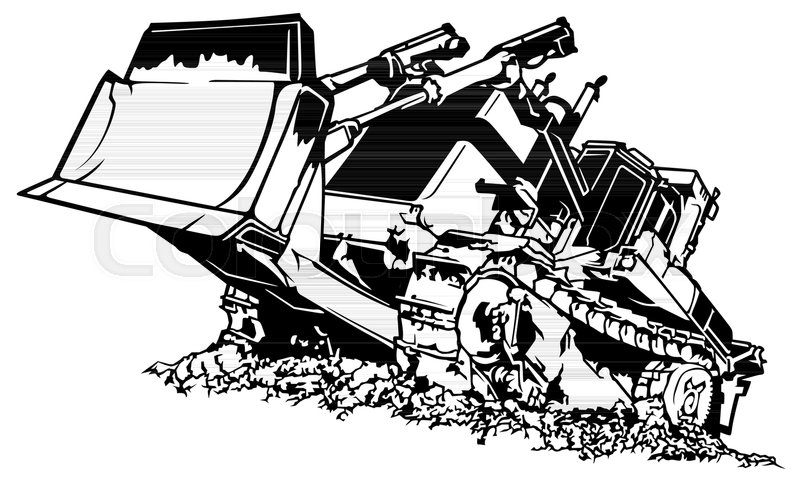 Bulldozer Sketch At Explore Collection Of