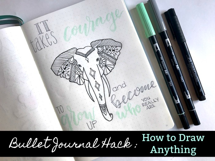 700x525 How To Draw Anything Bullet Journal Hack - Bullet Sketch