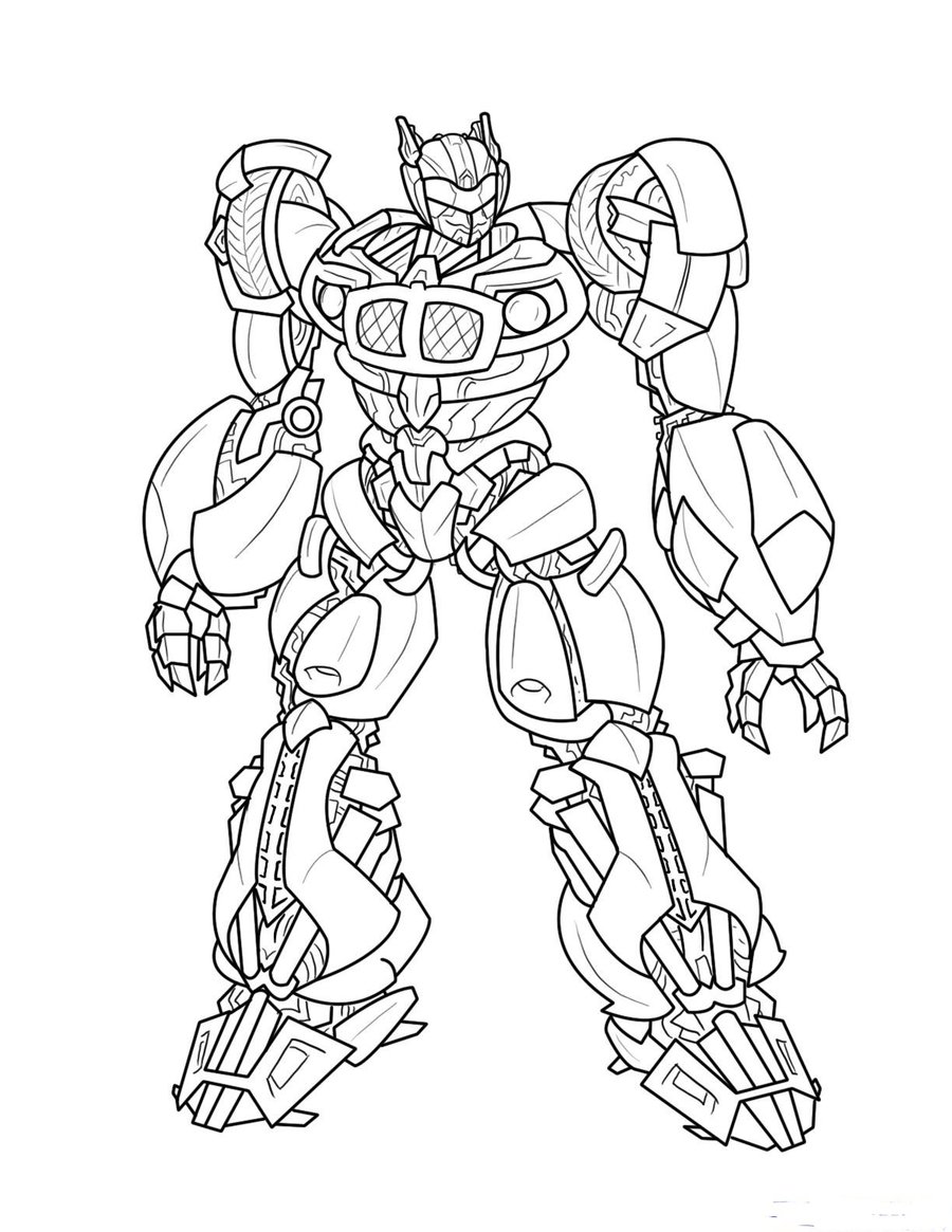 900x1165 Download Transformers Jazz Coloring Pages Clipart Jazz Bumblebee - Bumblebee Transformer Sketch